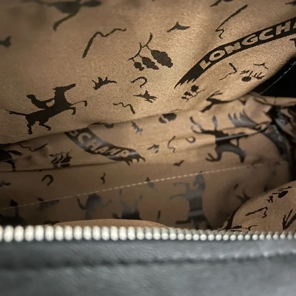 Longchamp Men’s Black Leather Pouch - Picture 8 of 11